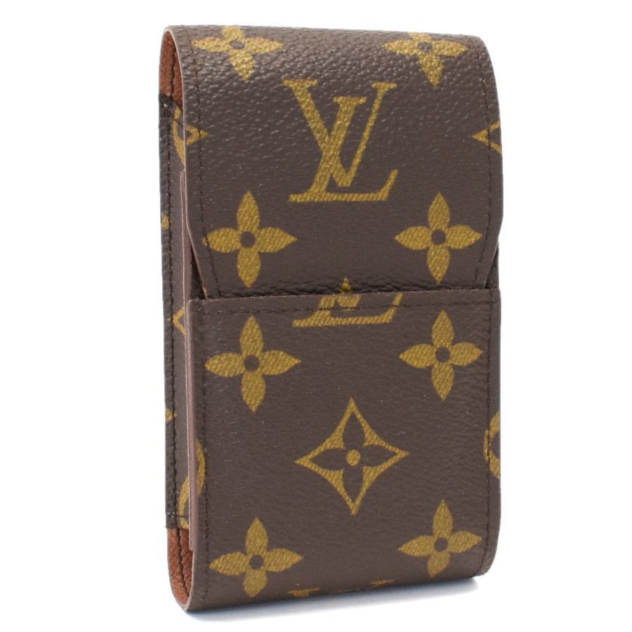 ルイヴィトン エテュイシガレット シガレットケース タバコケース M63024 モノグラム ブラウン LOUIS VUITTON