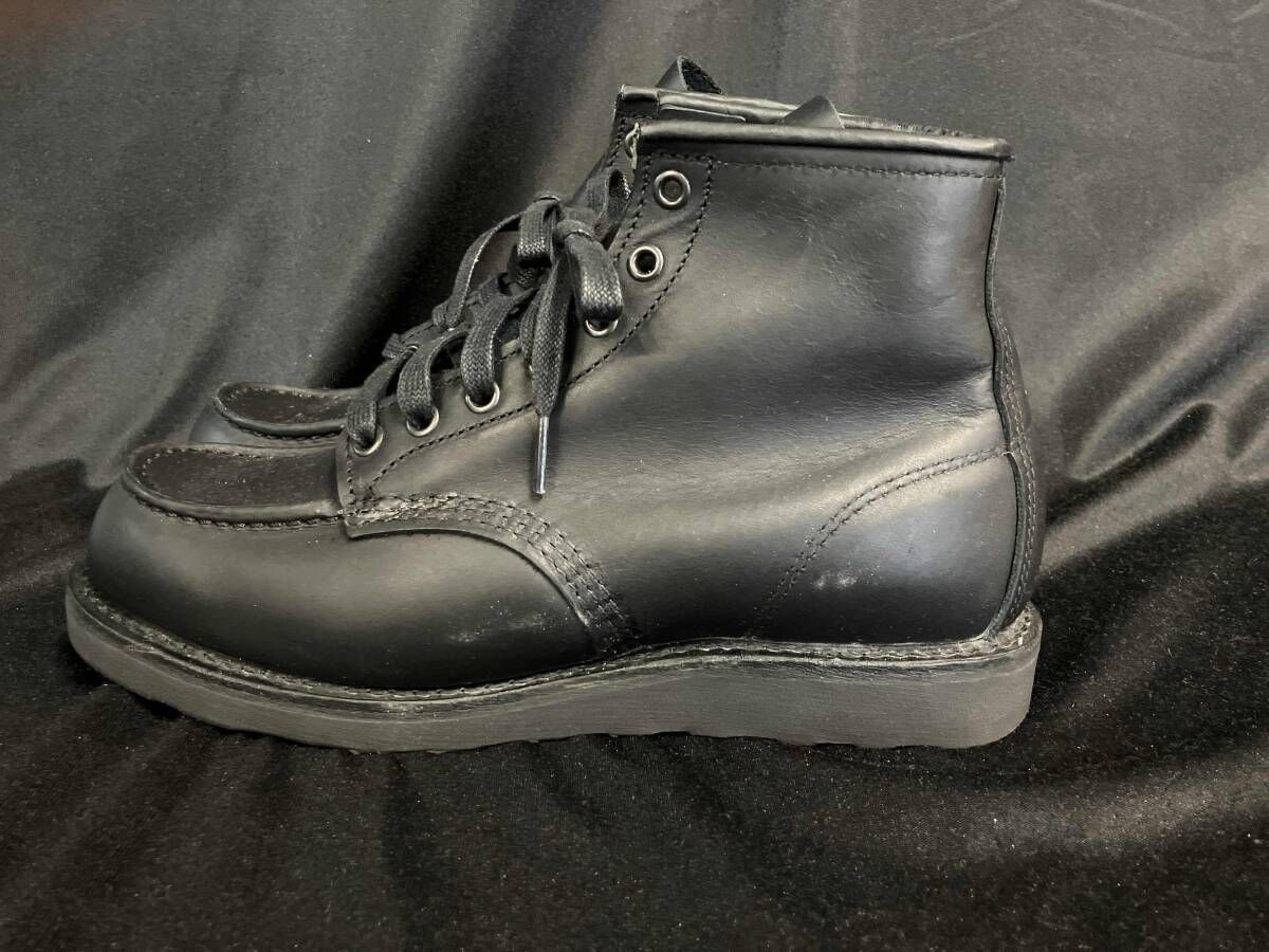 RED WING レッドウィング 6-INCH CLASSIC MOC6インチクラシックモック 8074 ワークブーツ ブラック25.5cm