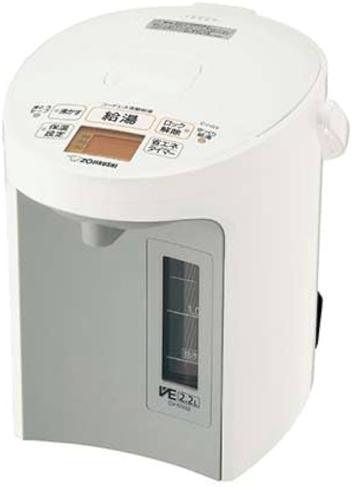 MY 1115 象印マホービン 電気ポット 優湯生 2 L ホワイト CV GV 22 WA