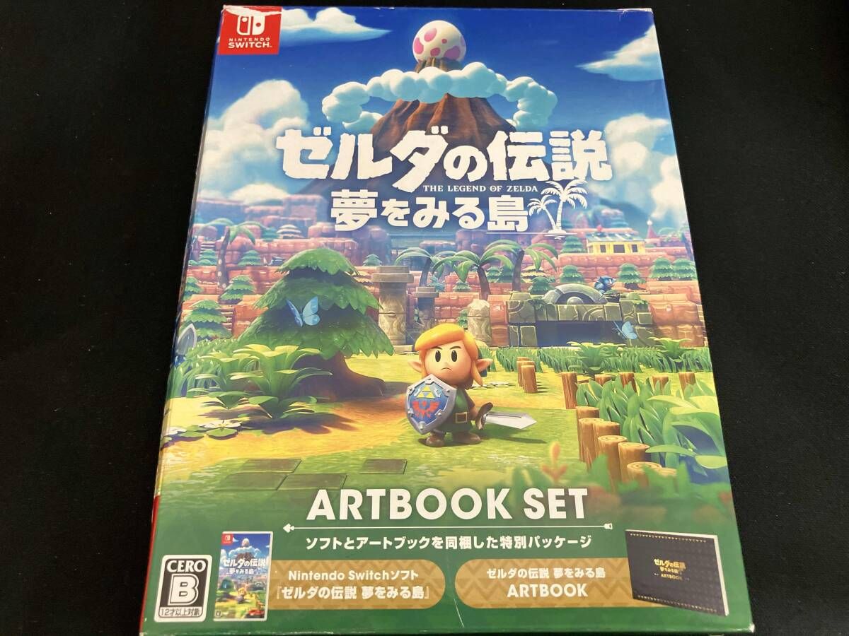 箱傷みあり】ニンテンドースイッチ ゼルダの伝説 夢をみる島 ARTBOOK