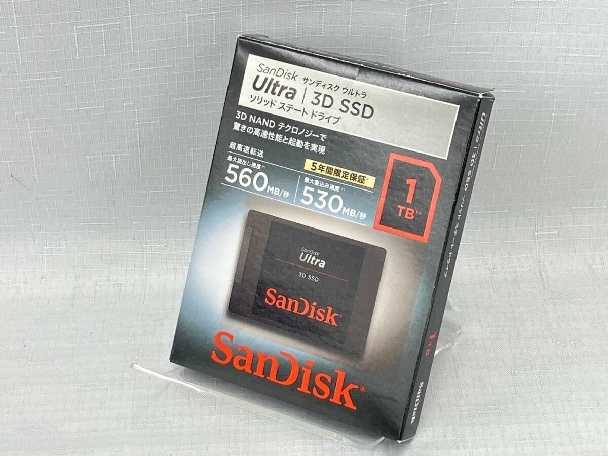 SanDisk SDSSDH3-1T00-J25 Ultra 3D SSD Serial ATA 6Gb s 1TB 内蔵型SSD