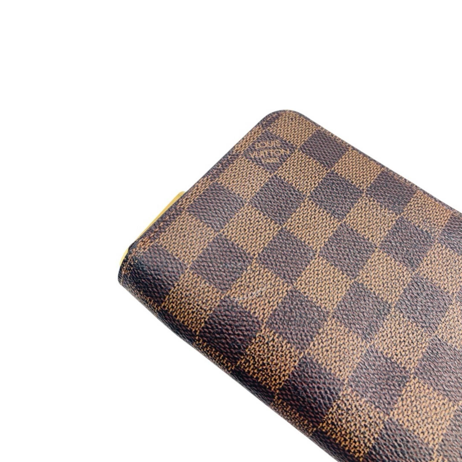 LOUIS VUITTON ルイヴィトン ダミエ エベヌ ジッピーウォレット N60015