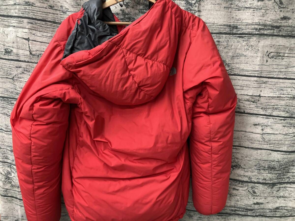 THE NORTH FACE ND18001 RED ダウンジャケット サイズS 汚れ有