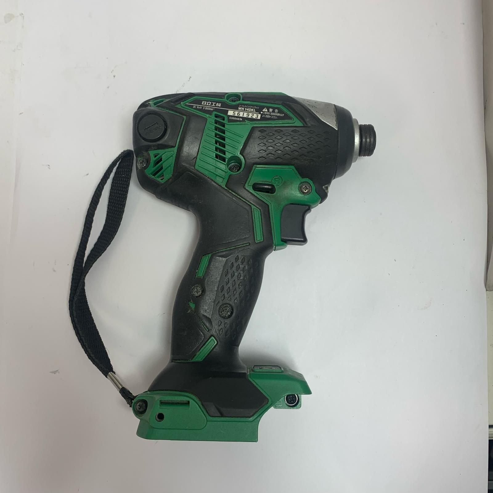 ♭♭HITACHI 日立 コードレスインパクトドライバ 本体のみ WH14DKL グリーン
