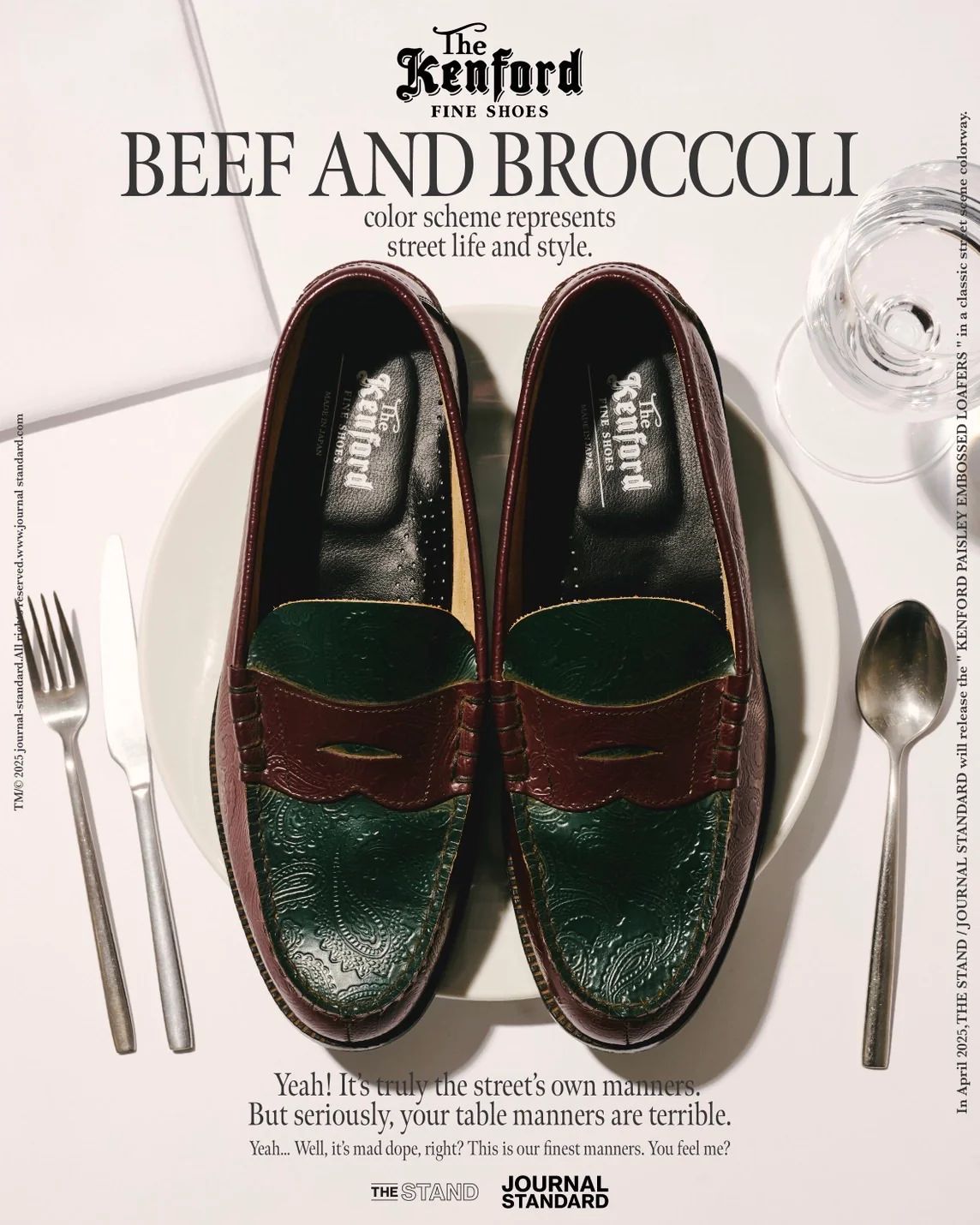 THE KENFORD FINE SHOES JOURNAL STANDARD別注 Embossed Loafers 