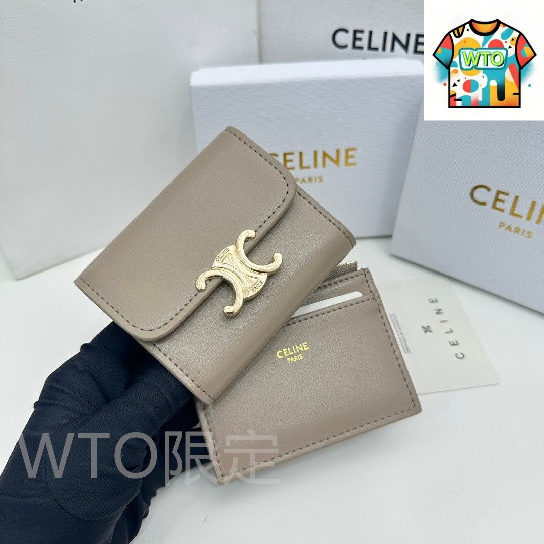 今日 Celine セリーヌ 新しい凱旋門2ピースセット 頭層牛皮で仕上げ精緻でファッショナブル