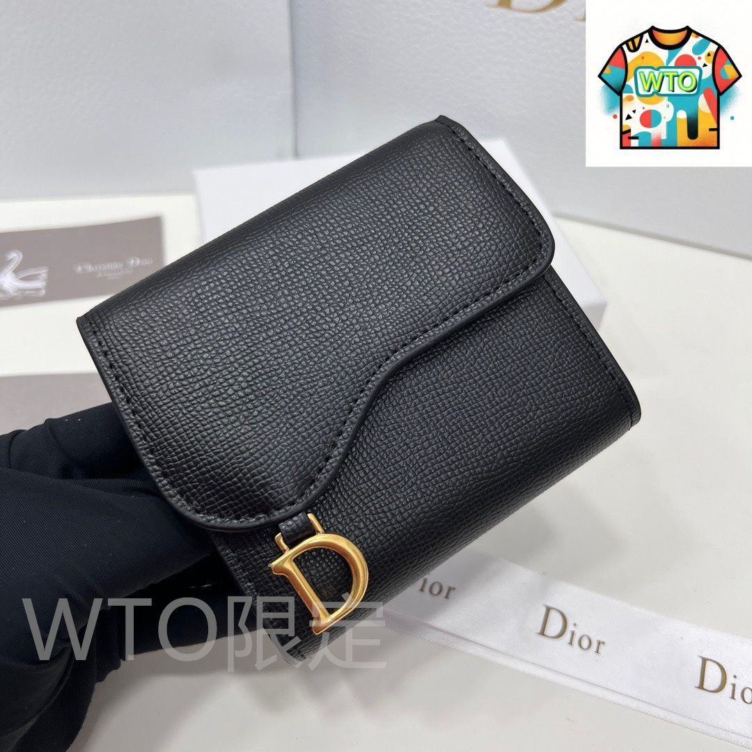  今日 Dior ディオール カードケースシリーズ 頭層牛皮製で 実用的 財布 キッズファッション小物