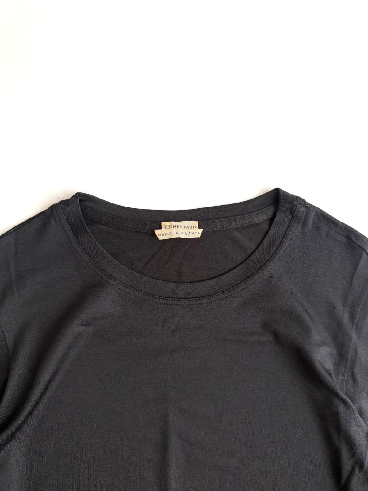 FW1999 HERMES BY MARGIELA LONG SLEEVE T-SHIRT エルメス マルジェラ期 archive アーカイブ シルク ロングスリーブ Tシャツ 長袖 シャツ
