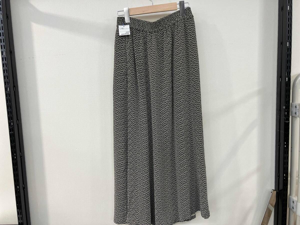 THE SHINZONE ザ シンゾーン フラワージャガード ギャザーロングスカート サイズF black 花柄 レーヨン50