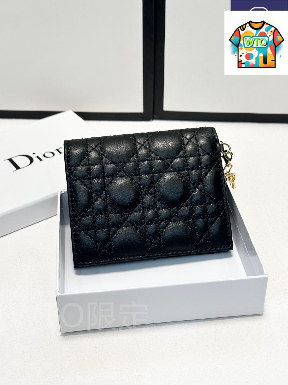 今日 Dior ディオール クラシック スモールウォレット 輸入羊皮で仕上げ細かい作り高品質