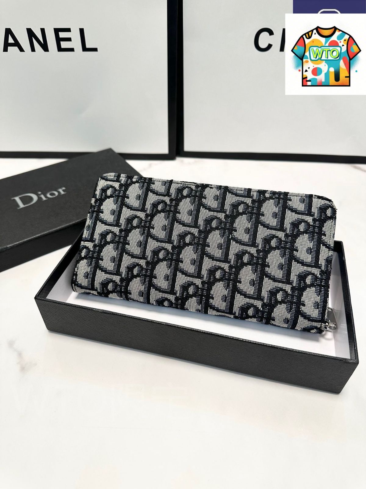 シングルジッパー小型ポーチ