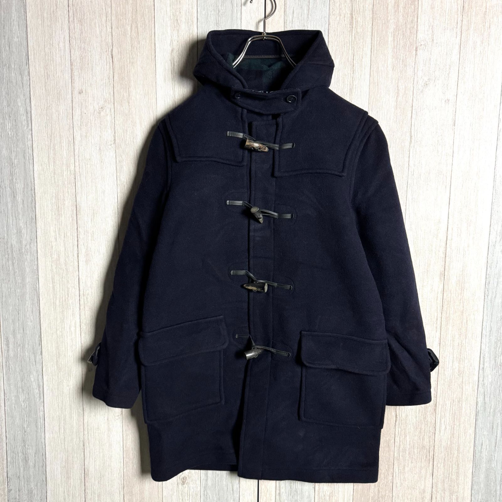 英国製 gloverall グローバーオール ダッフルコート ネイビー M