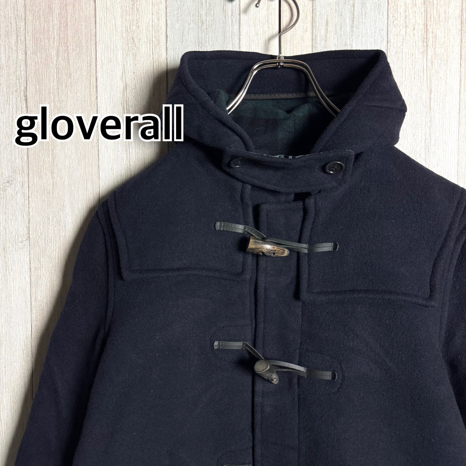 英国製 gloverall グローバーオール ダッフルコート ネイビー M