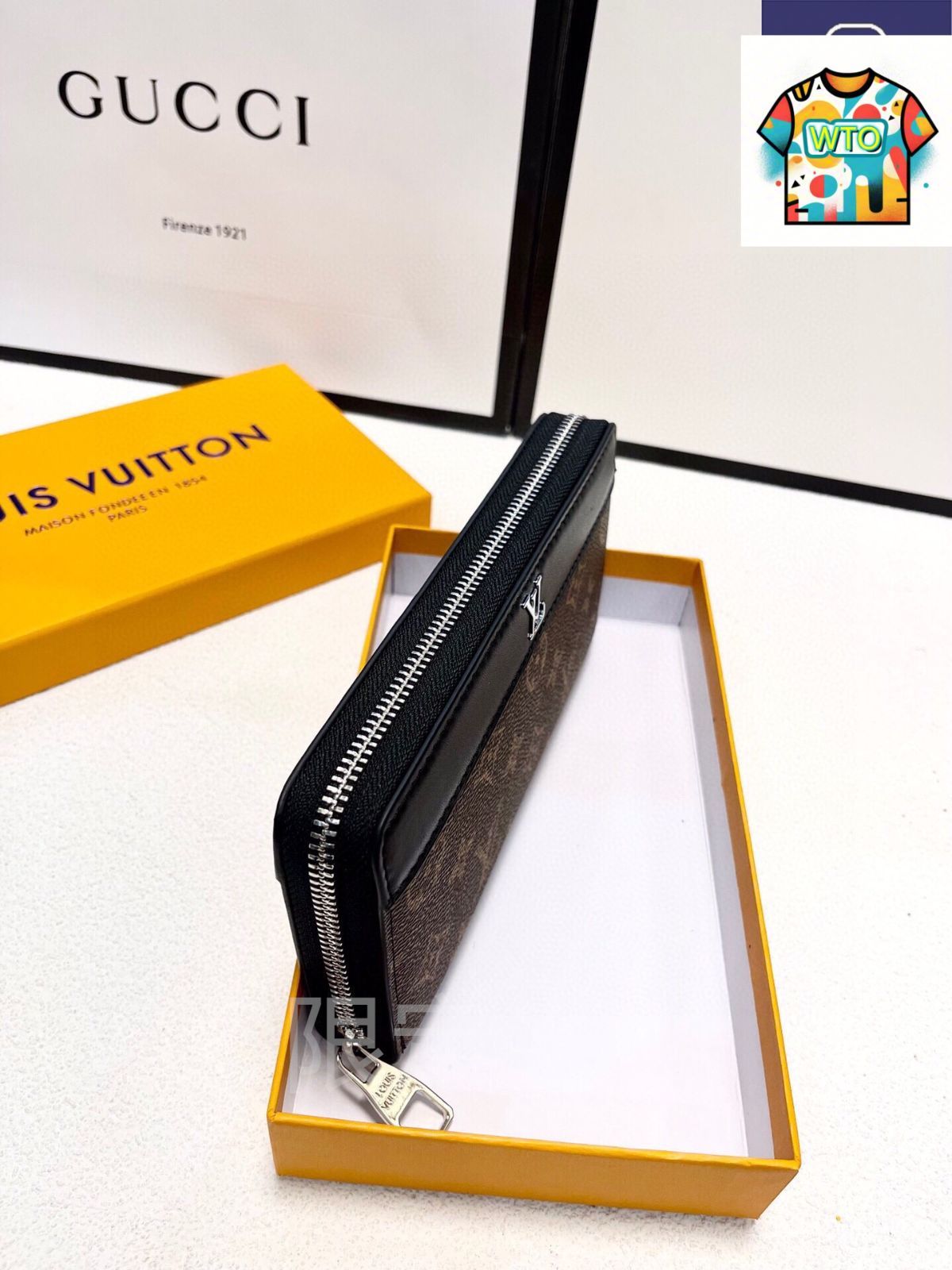 今日 Louis Vuitton ルイ ヴィトン 新モデル男士ハンドバッグ オリジナル頭層牛皮使用 多カードスロット大容量-WTO輸入2