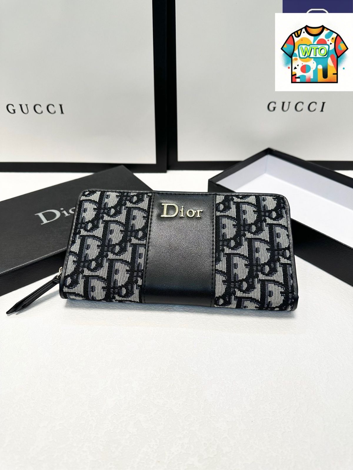 今日 Dior ディオール シングルジッパーハンドバッグシリーズ 表裏共に頭層牛皮を採用