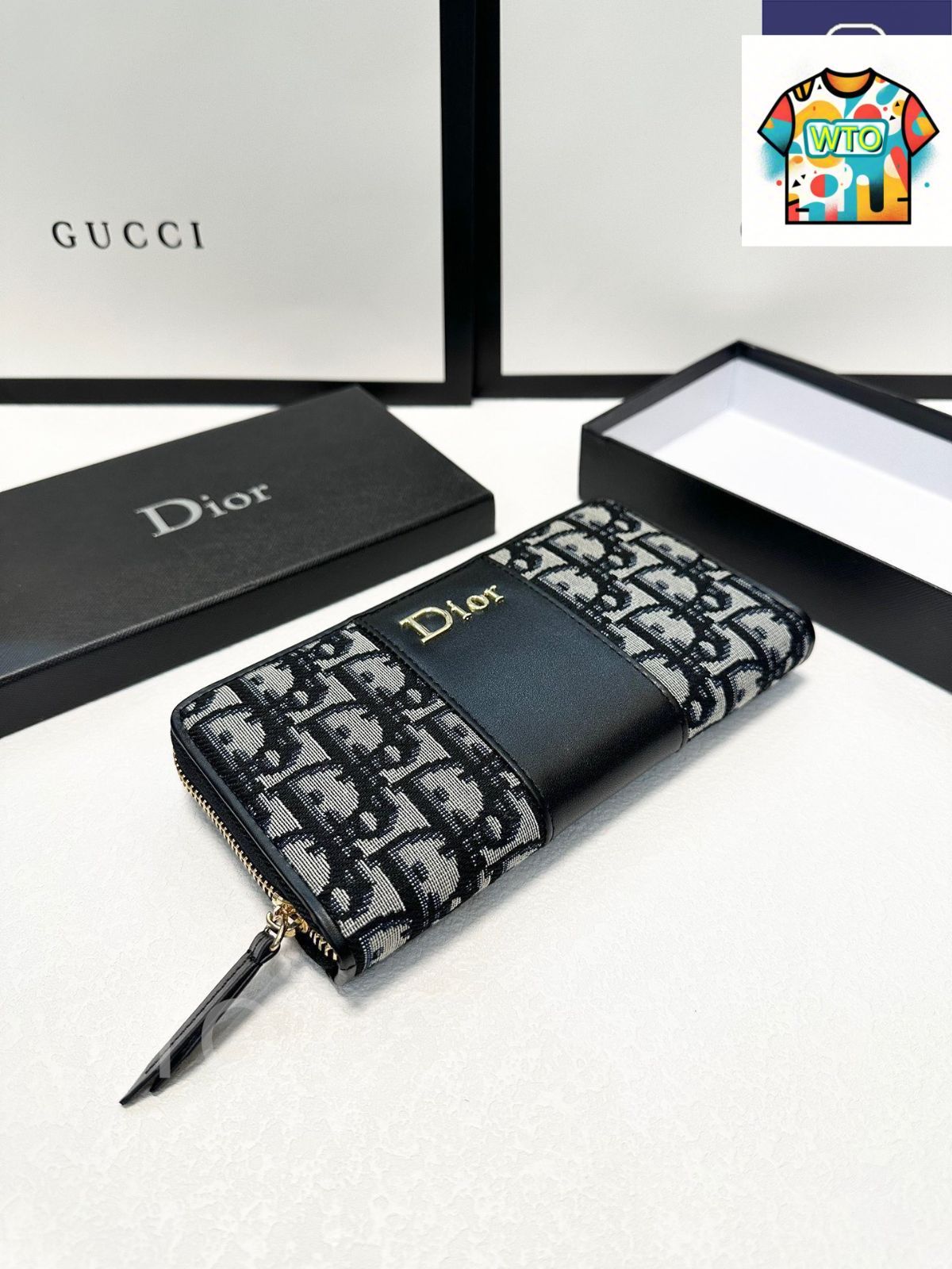 今日 Dior ディオール シングルジッパーハンドバッグシリーズ 表裏共に頭層牛皮を採用