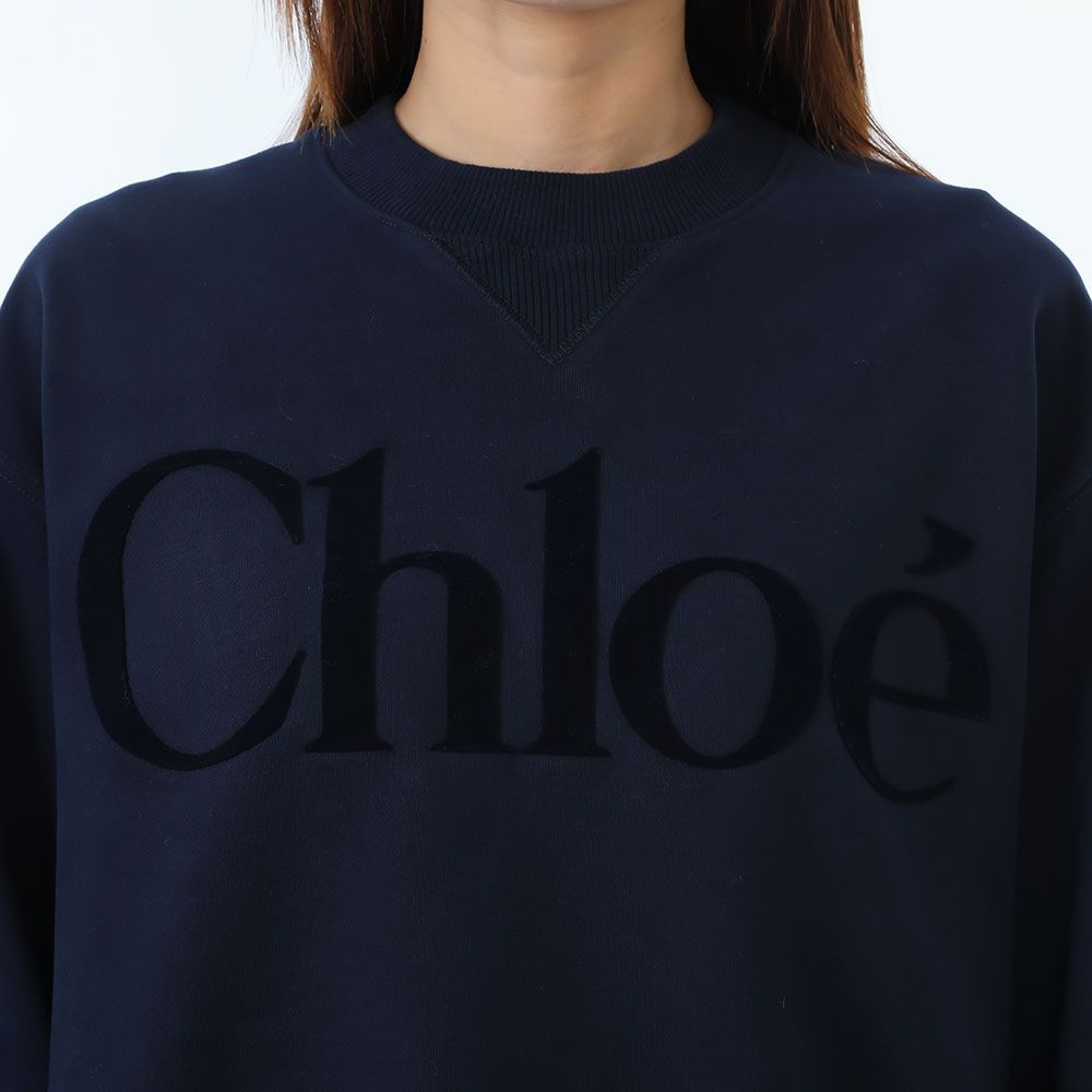 新品 CHLOE KIDS クロエ キッズ C20649 859 ロゴスウェット 大人もOK 