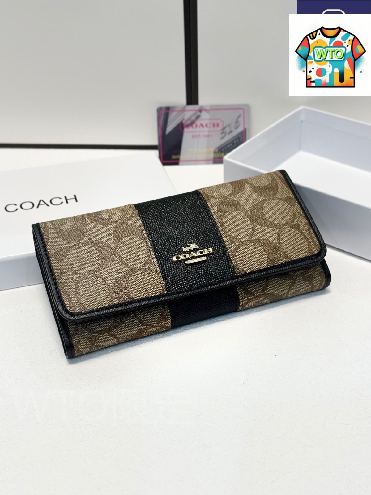 今日 Coach コーチ クラシックシリーズ オリジナル牛皮を採用し精巧な仕上げに優れる