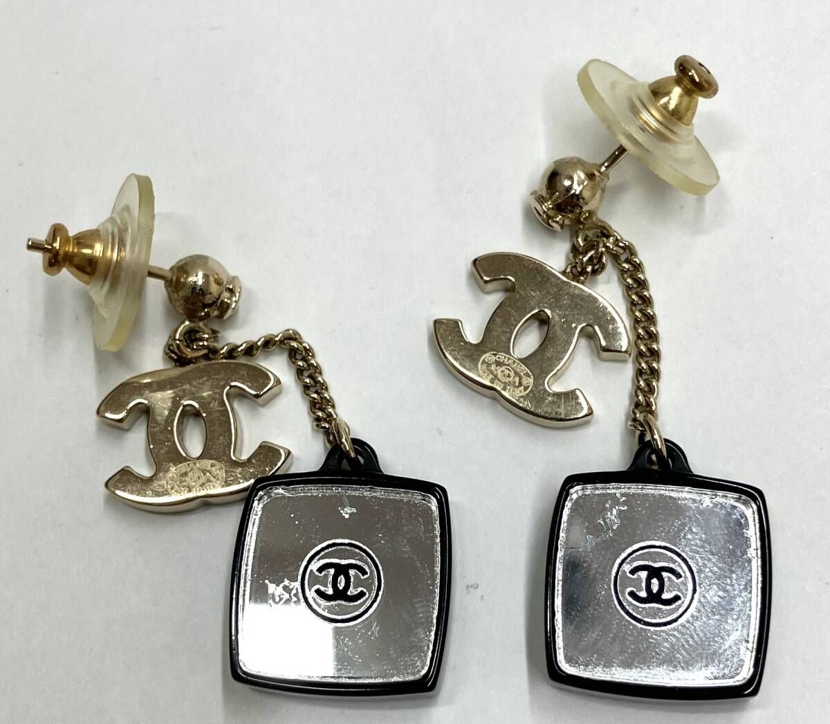 CHANEL シャネル ミラーココマークピアス