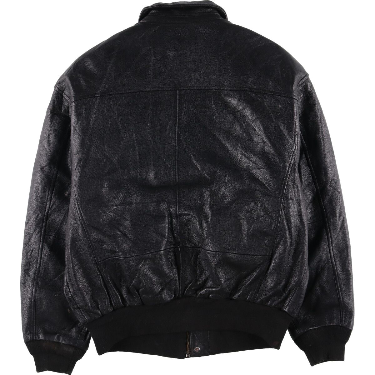 古着 LANDING LEATHERS AIRFORCE A-2タイプ 中綿入り レザーフライト  