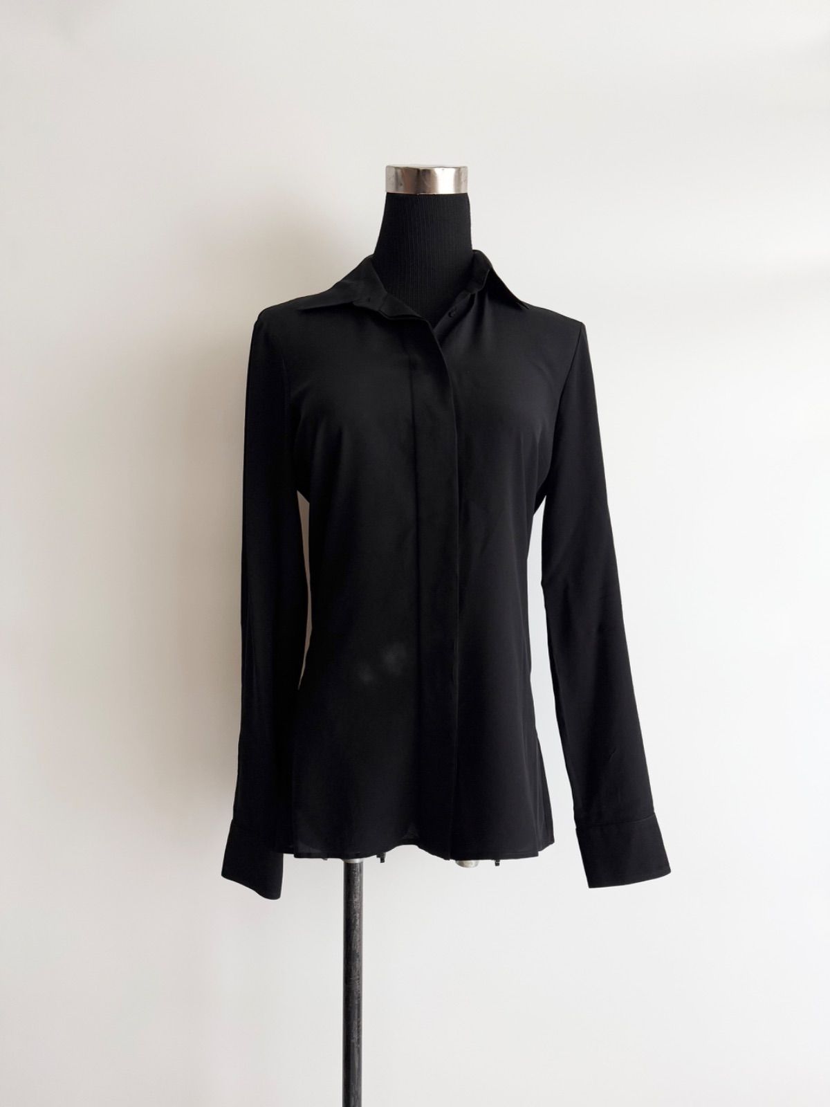 GUCCI BY TOM FORD BLACK SHIRT グッチ トムフォード期 archive アーカイブ ブラック ブラウスシャツ トップス シャツ