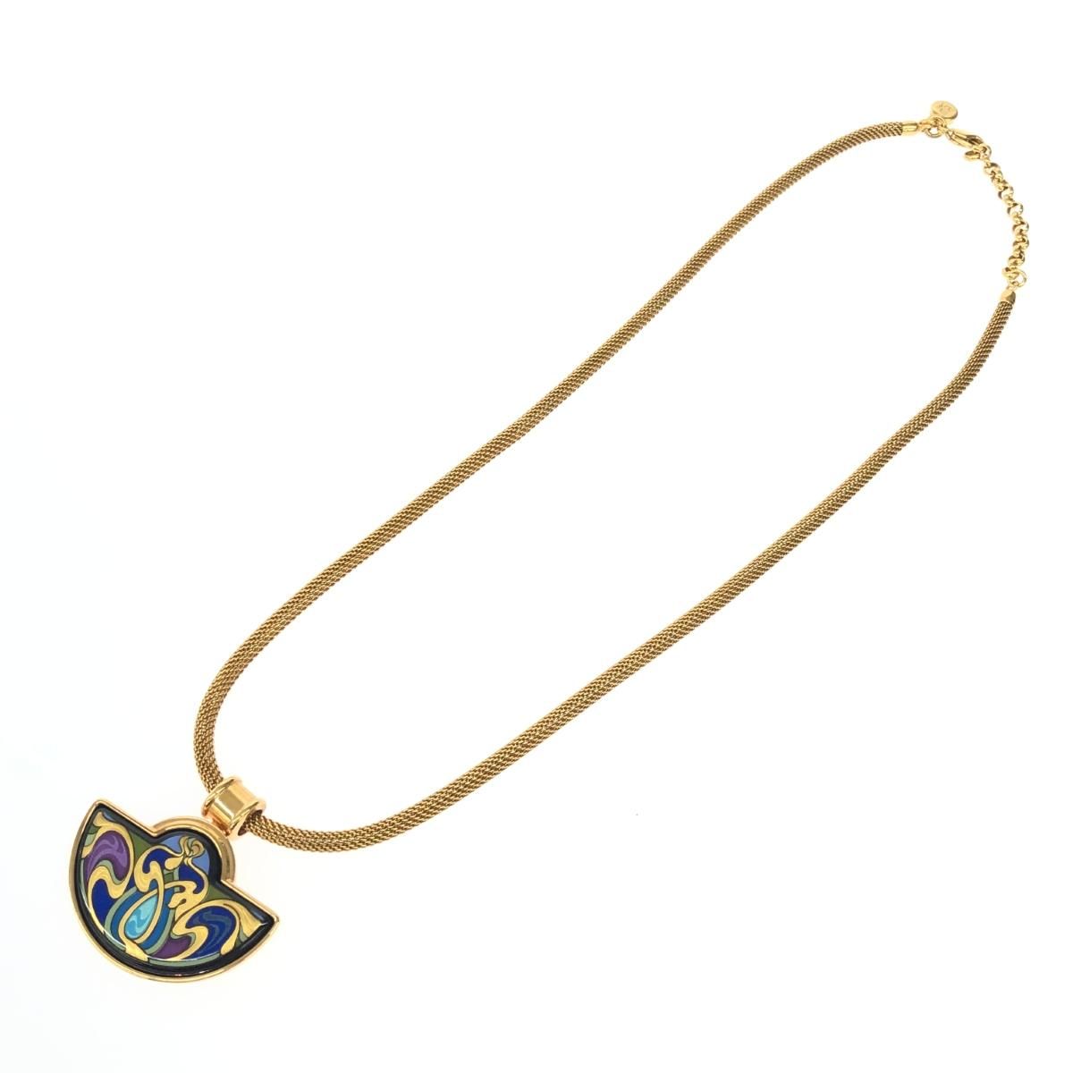 美品　MICHAELA FREYミカエラフレイ ネックレス　華やかな　レディース FREY WILLE フライヴィレ ネックレス ミカエラフレイ ゴールドカラー