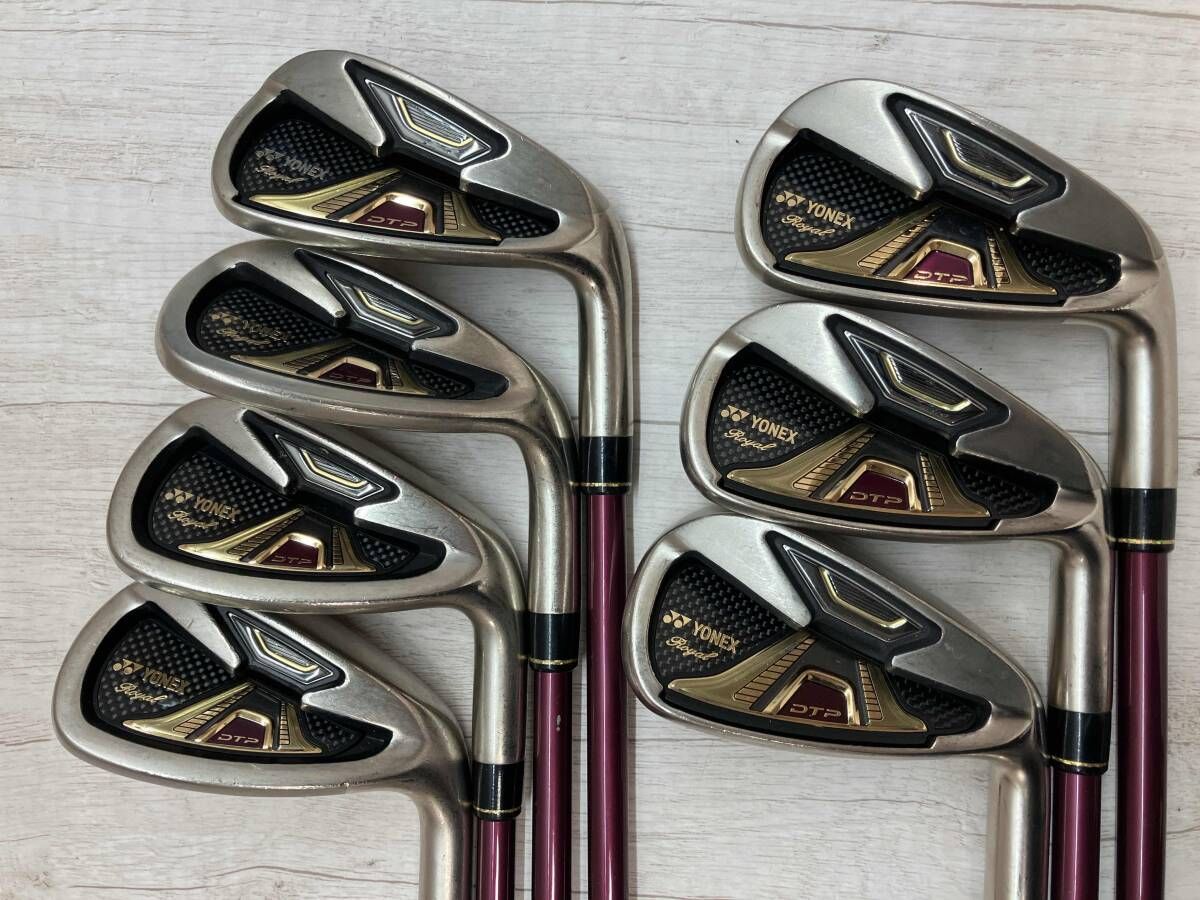 YONEX Royal DTP アイアンセット ヨネックス FLEX SR 7本セット 7-9.P.A.A S.S 男性右利き用 XELA ゴルフクラブ スポーツ