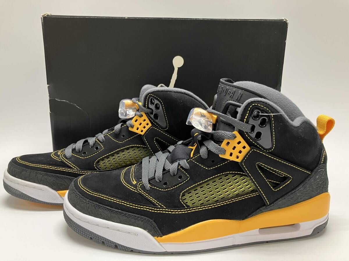 NIKE JORDAN SPIZIKE 315371 030 ナイキ ジョ-ダン スパイジ-ク ブラックユニバ-シティゴ-ルド UK9.5 27.5cm UK8.5 EU43