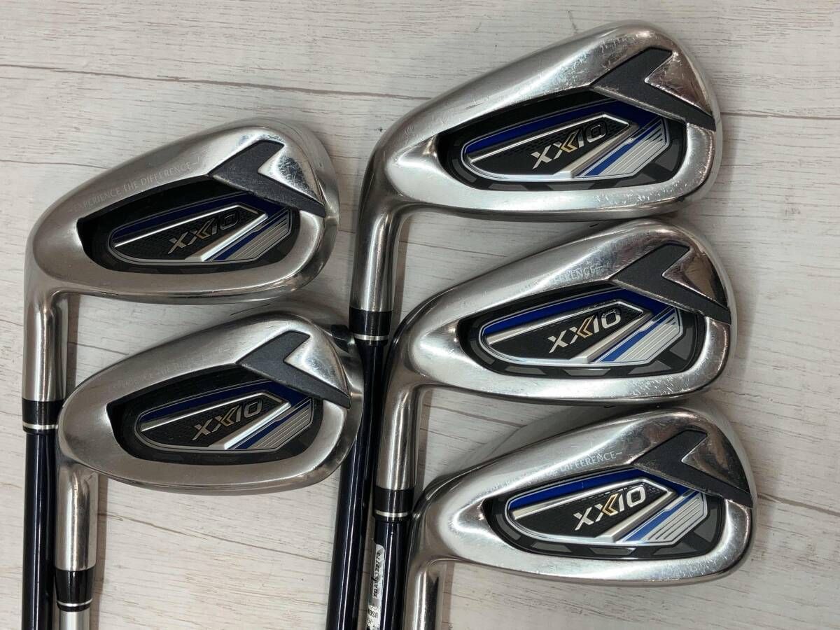 DUNLOP XXIO12 ネイビー レフティ アイアンセット 5本セット MP1200 MCI 60-R 6-9.P 男性左利き用 FLEX R ゴルフクラブ スポーツ