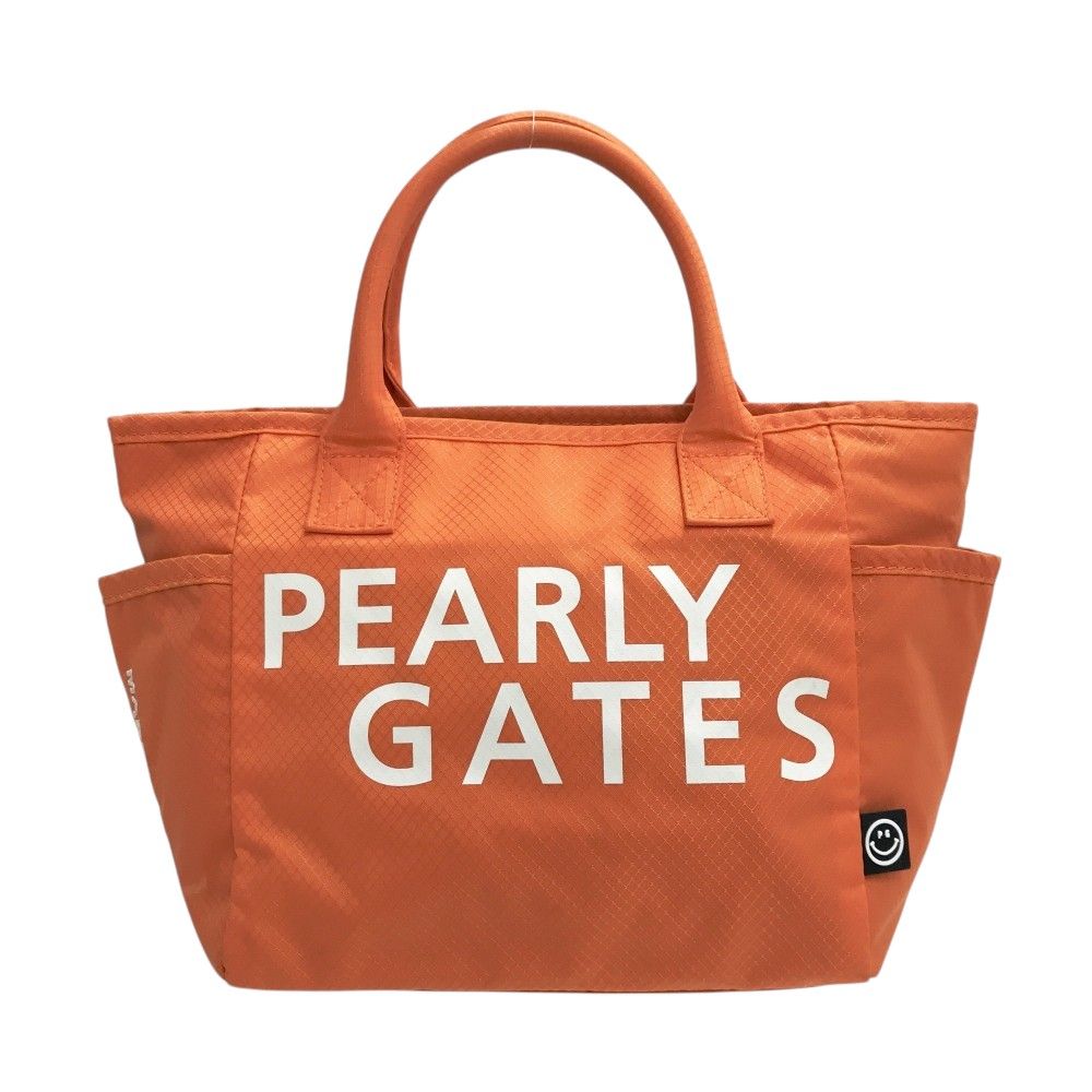 PEARLY GATES パーリーゲイツ カートバッグ ニコちゃん オレンジ系