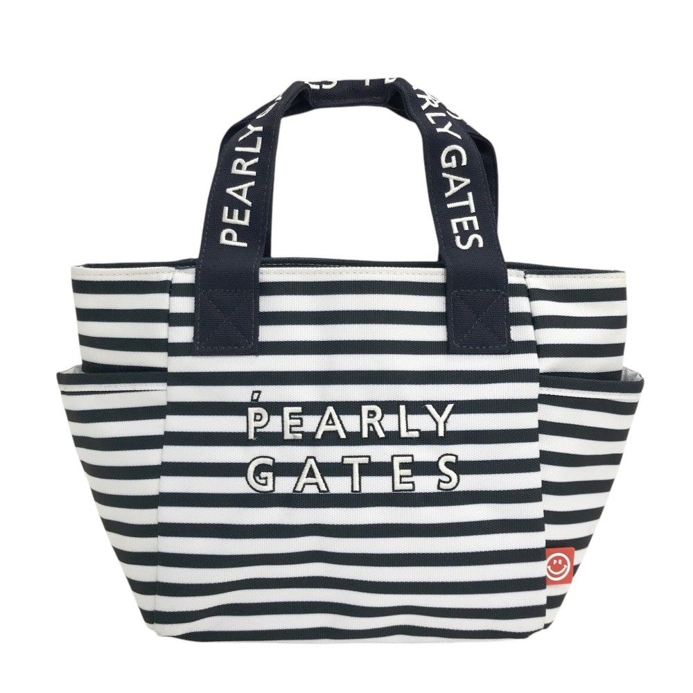 PEARLY GATES パーリーゲイツ カートバッグ ニコちゃん ボーダー柄