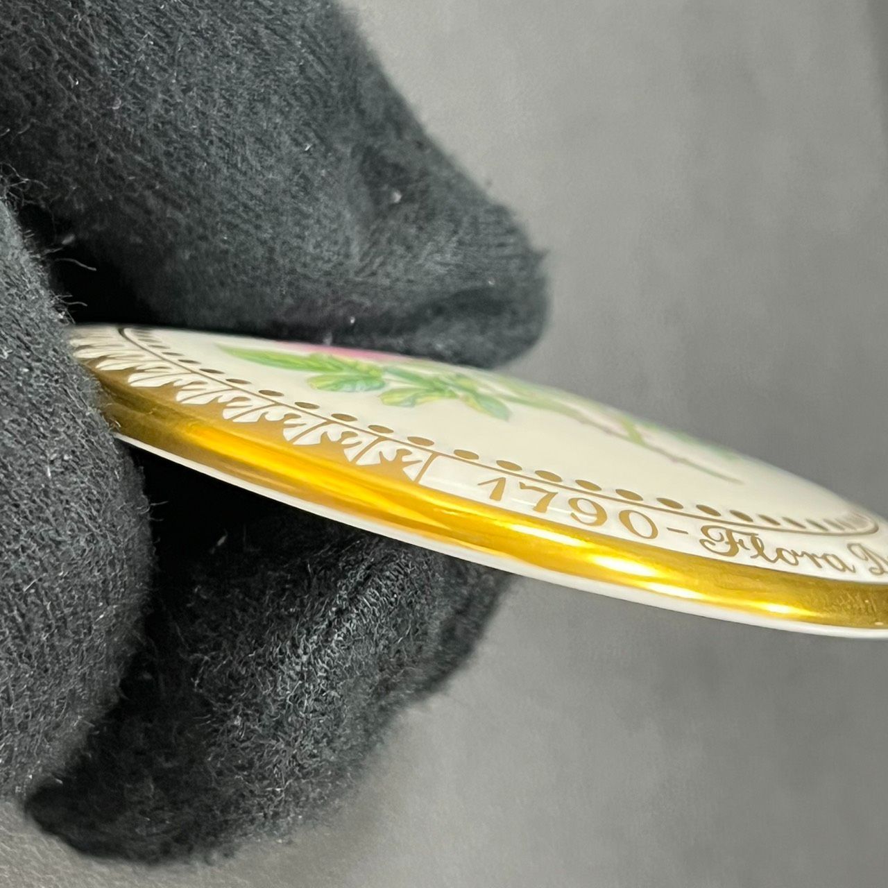 貴重！ロイヤルコペンハーゲン フローラダニカ 200周年記念 手鏡