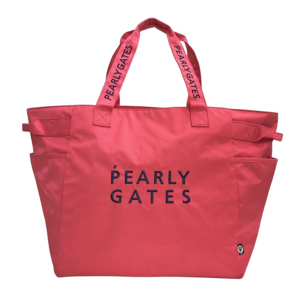 PEARLY GATES パーリーゲイツ ロッカーバッグ トートバッグ ニコちゃん ピンク系 240101559197 ゴルフウェア ストスト