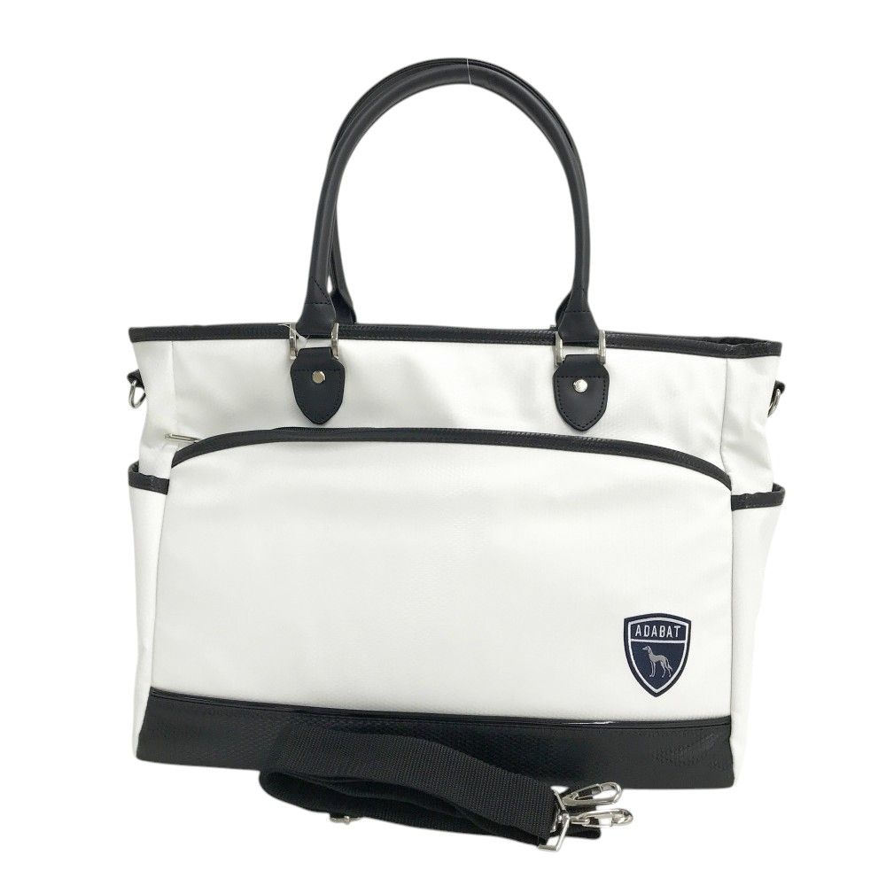 ADABAT アダバット ロッカーバッグ トートバッグ ホワイト系 240101560023 ゴルフウェア ストスト