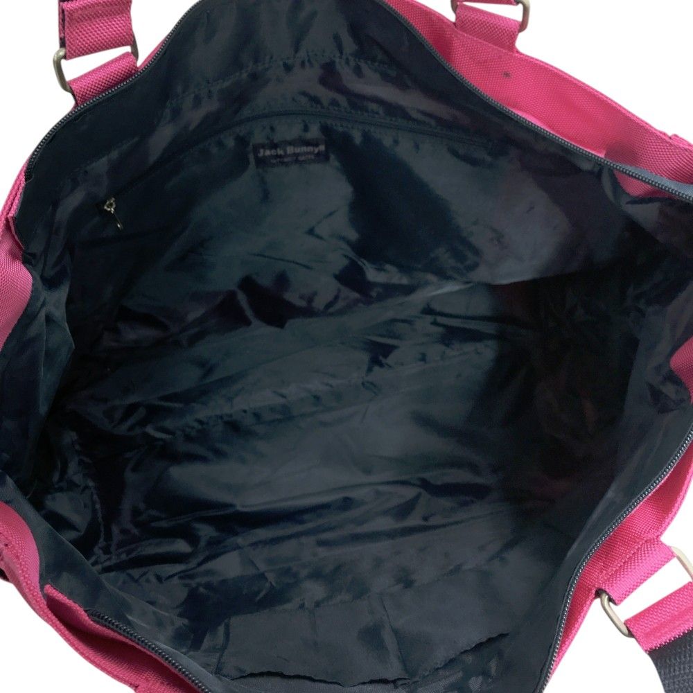 JACK BUNNY ジャックバニー 2way ロッカーバッグ トートバッグ ピンク