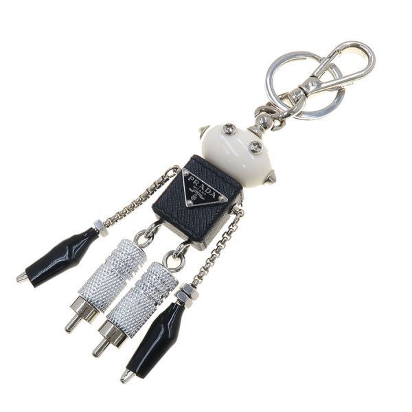 楽天市場】プラダ PRADA キーホルダー チャーム ロボット ブラックx