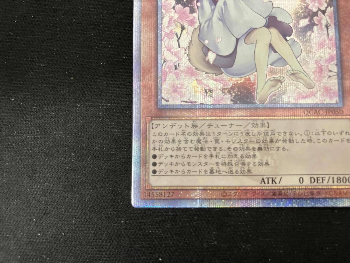 灰流うらら 25thシク 絵違い QCAC-JP050 遊戯王 灰流うらら 絵違い