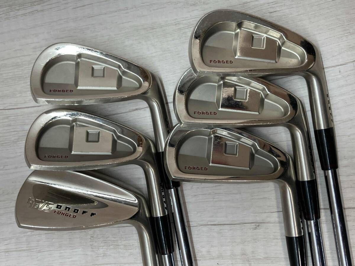 GLOBERIDE DAIWA ONOFF FORGED KURO 2017 FLEX S 6本セット 5-9.46° 男性右利き用 N.S.PROMODUS3 TOUR105 アイアンセット ゴルフクラブ