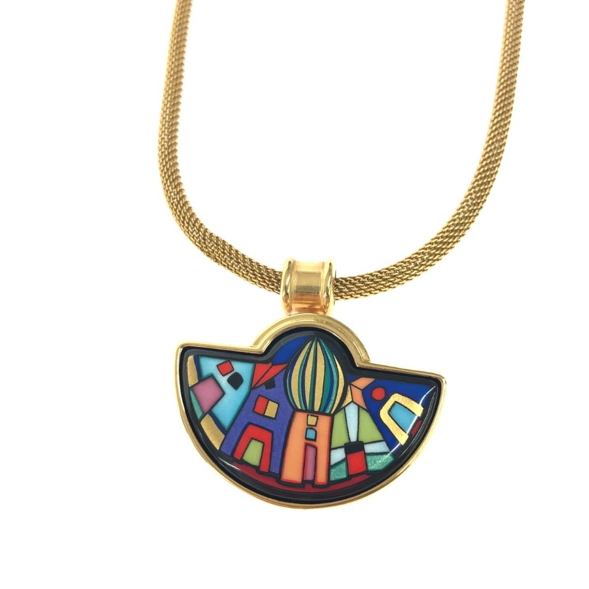 FREY WILLE ネックレス　ミカレラフレイ　ヴィンテージ FREY WILLE フライヴィレ ネックレス ミカエラフレイ ゴールドカラー