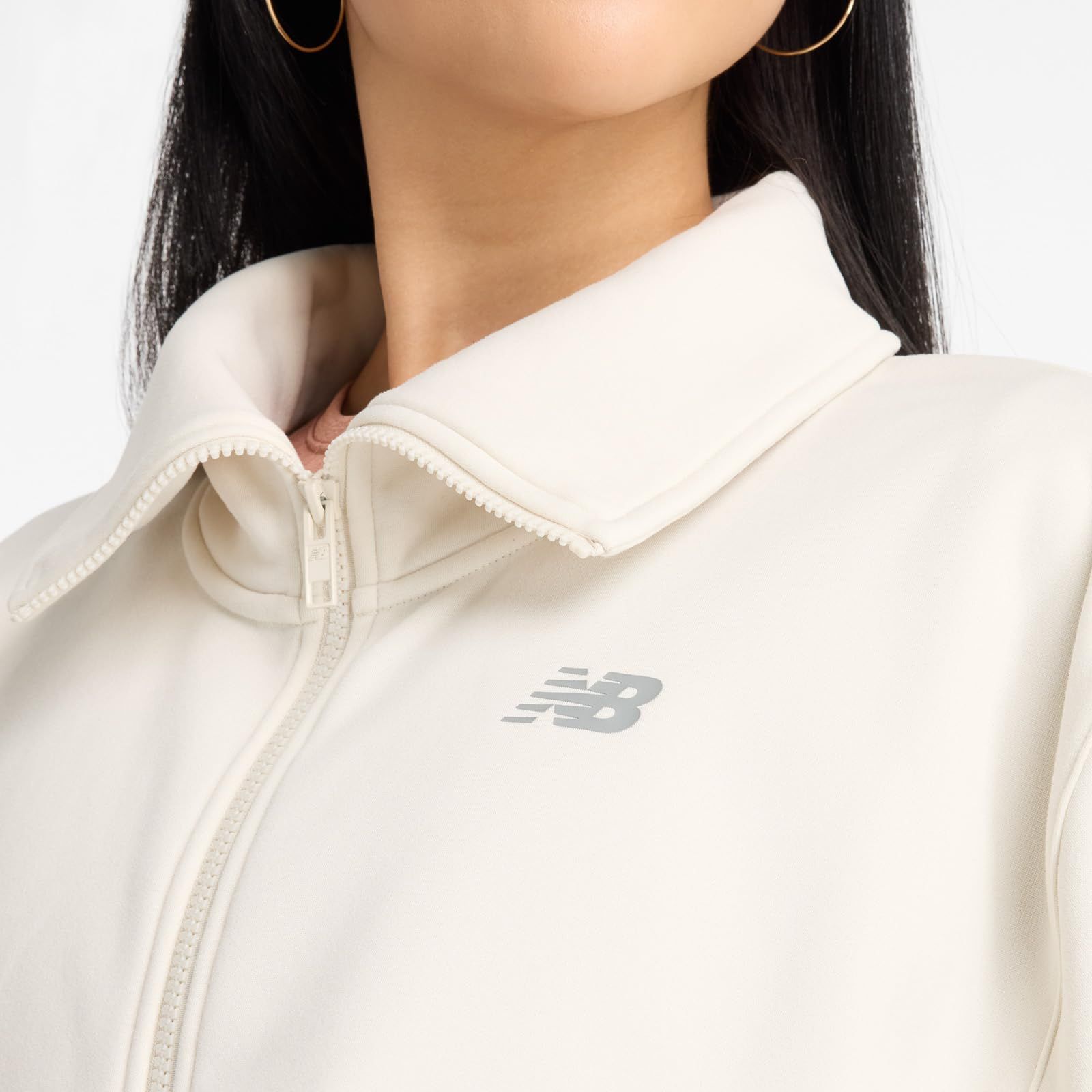 ニューバランス レディース Seasonal ポリフリースフルジップジャケット WJ43104 LIN リネン LIN リネン Free Size