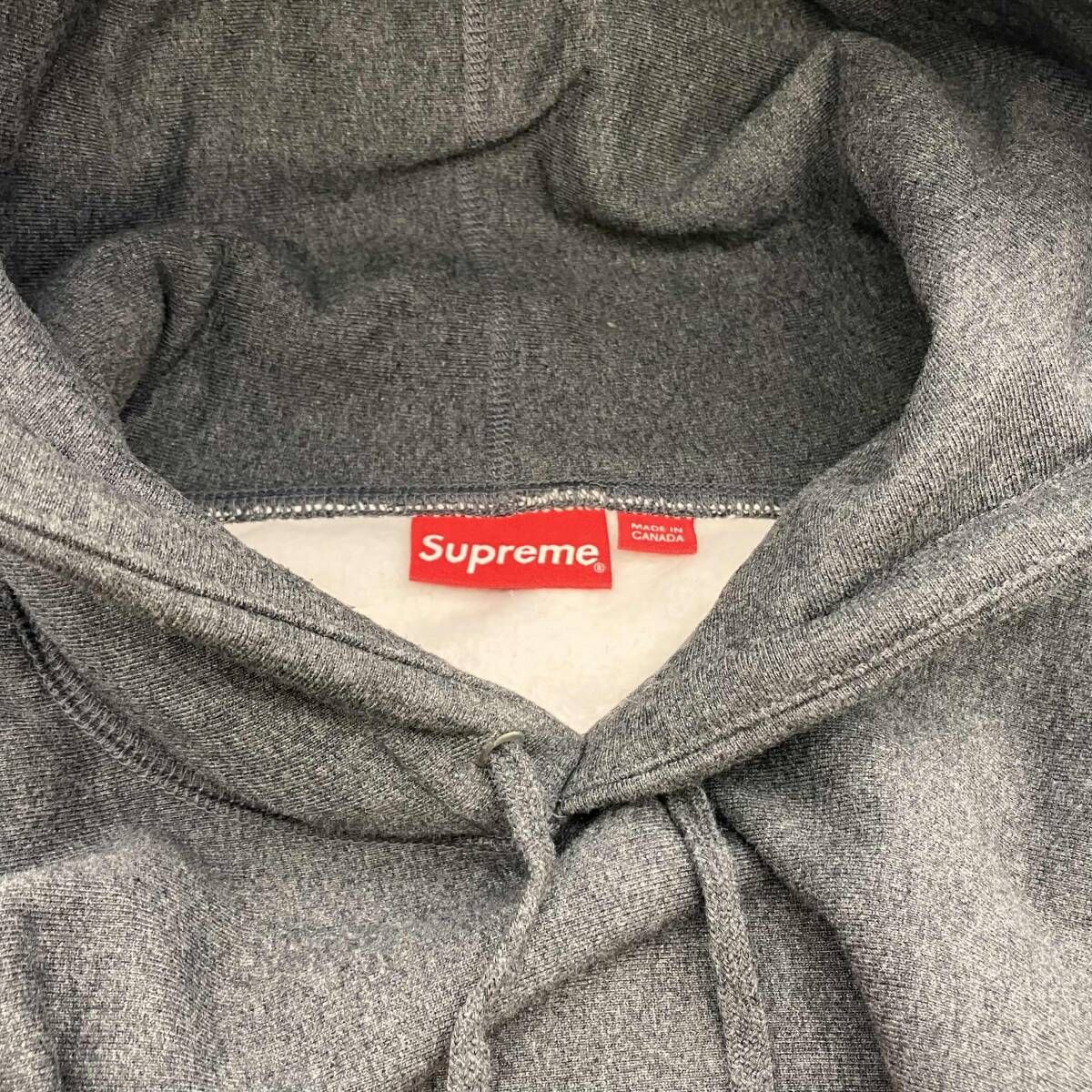 Supreme BOX LOGO HOODED SWEATSHIRT CHARCOAL 21FW シュプリーム 