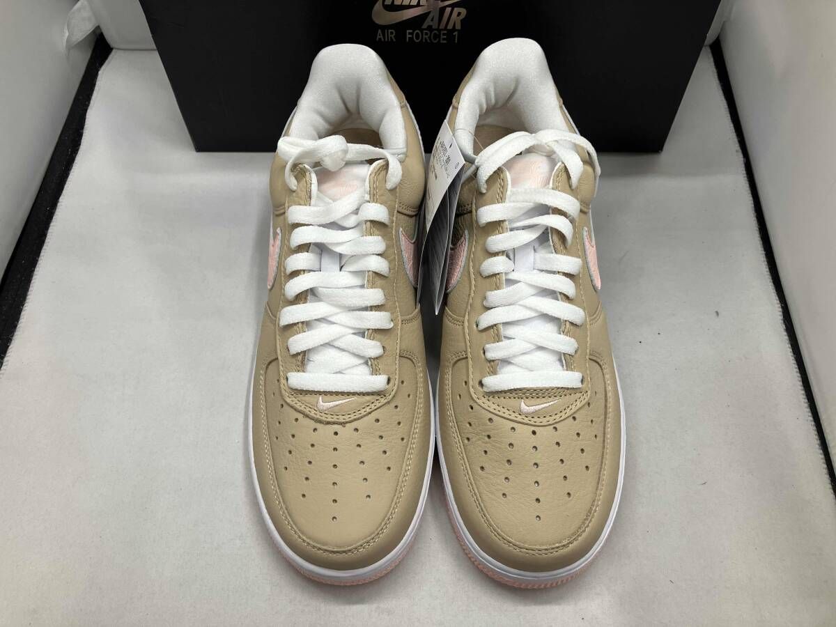き NIKE ナイキ AIR FORCE 1 LOW RETRO LINEN 2025 エアフォース1 ロー レトロ リネン ベージュ 845053 201 27cm