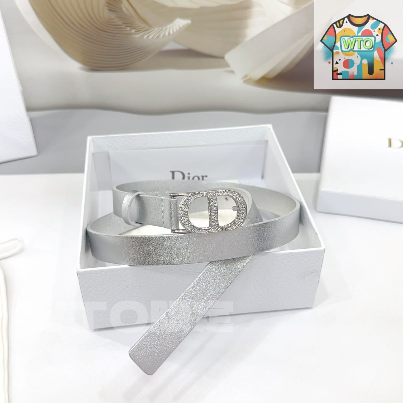 Dior ディオール エレガント ファッションベルト04