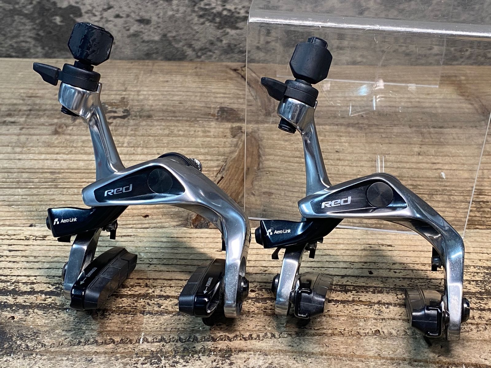 JO137 スラム SRAM レッド RED AEROLINK RIM ブレーキキャリパー 前後