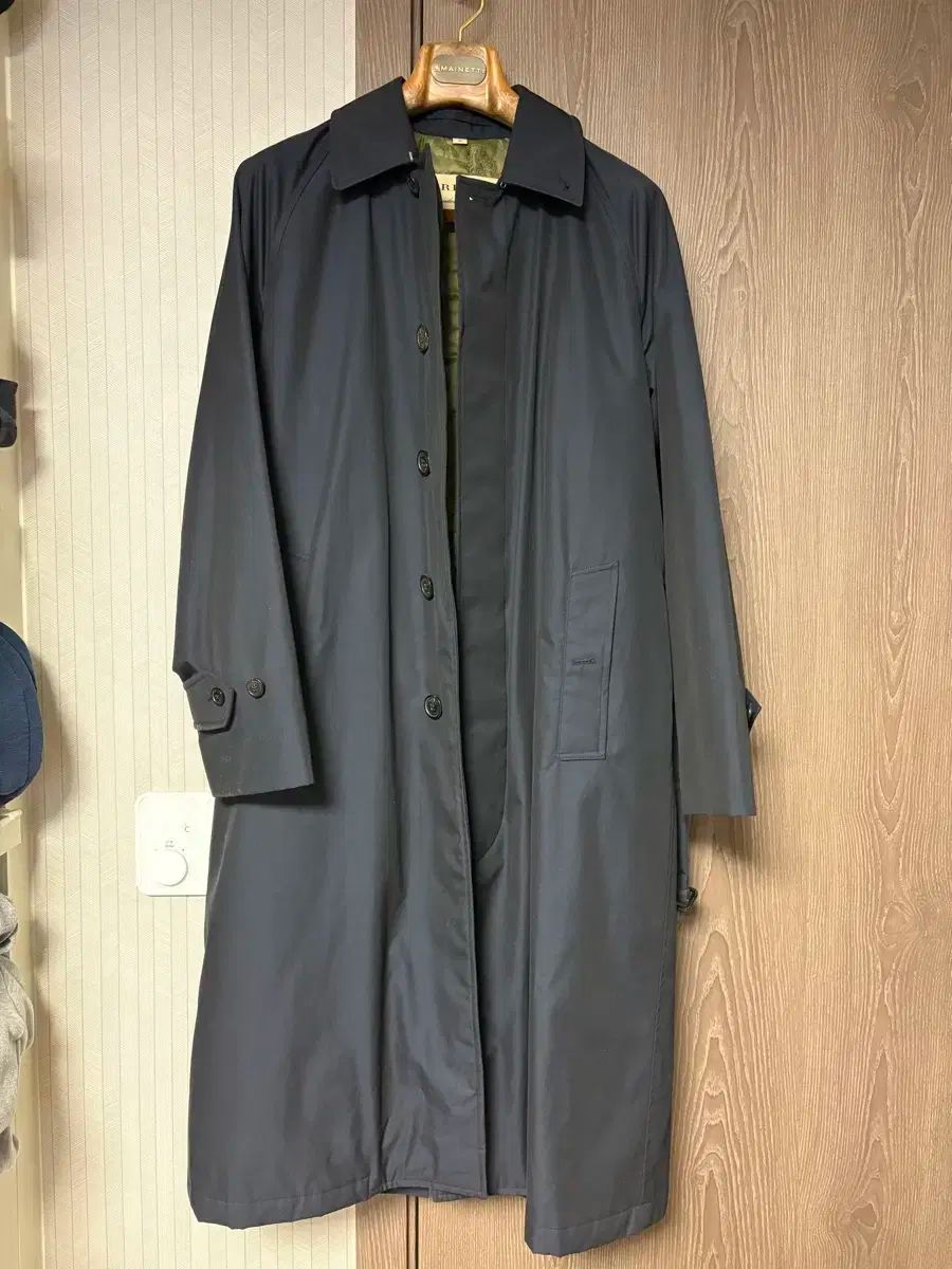 バーバリー ラグラン ネイビー コート サイズ46