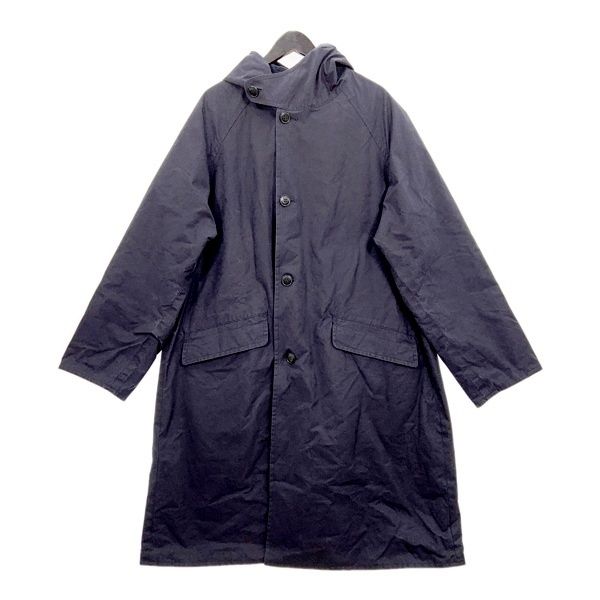 COMOLI コモリ コットン ベンタイル フーデッド コート W03-04012 22AW