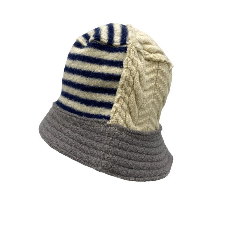 45R フォーティファイブ アール 61190024 USモーのケーブル×ボーダーハット 帽子 185-251115-as-04-izu