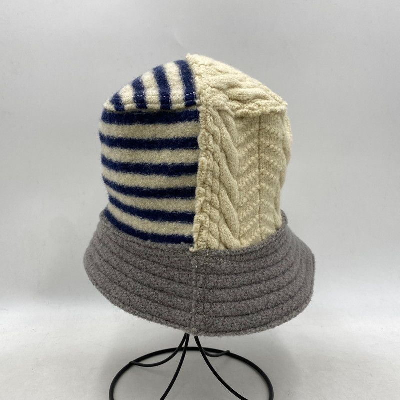 45 R フォーティファイブ アール USモーのケーブル×ボーダーハット 帽子 185-251115-as-04-izu