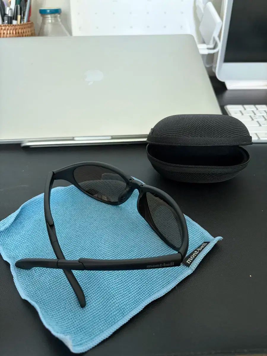 モンベル ブラウン 偏光 折り畳み サングラス
