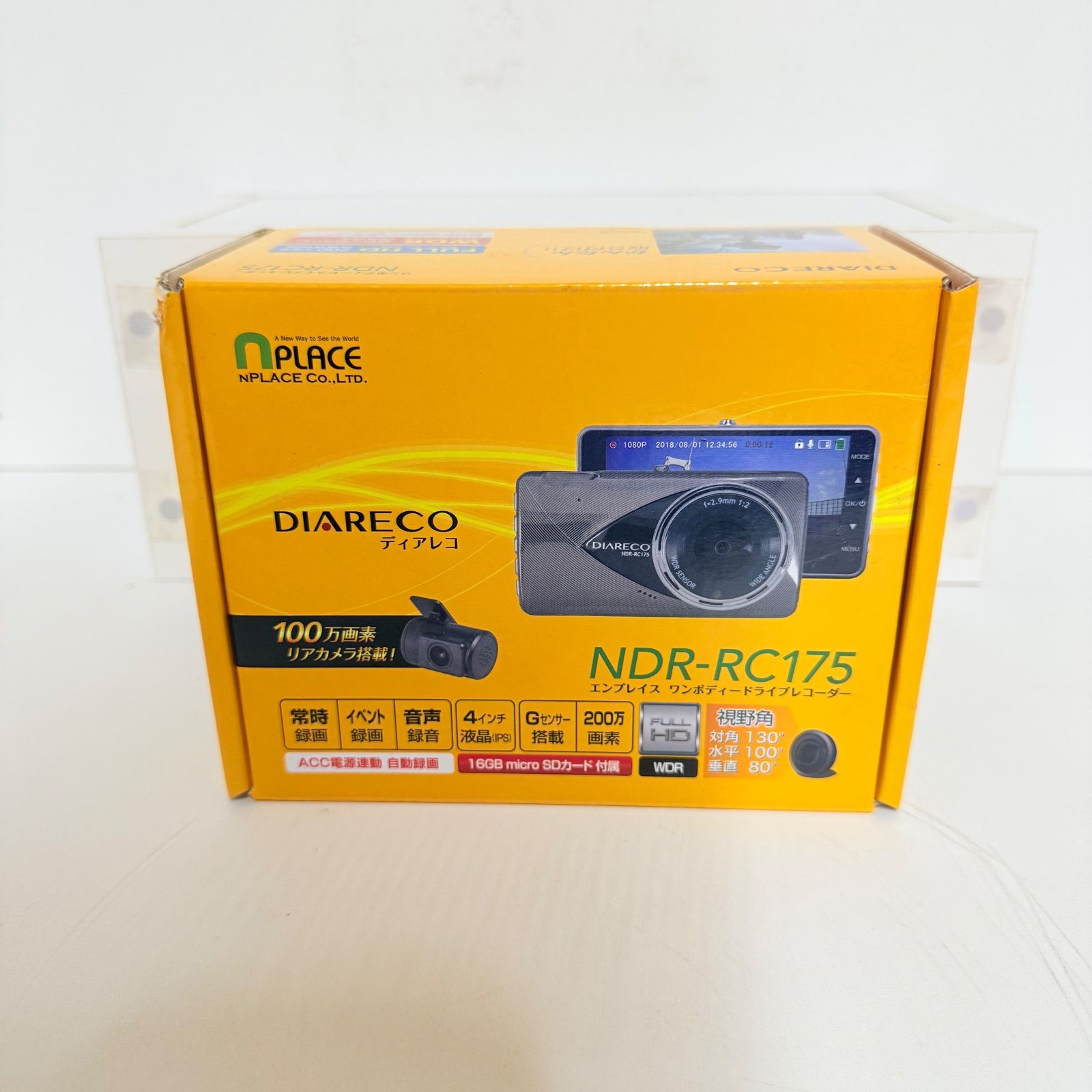 DIARECO NDR RC 175 ドライブレコーダー 完備